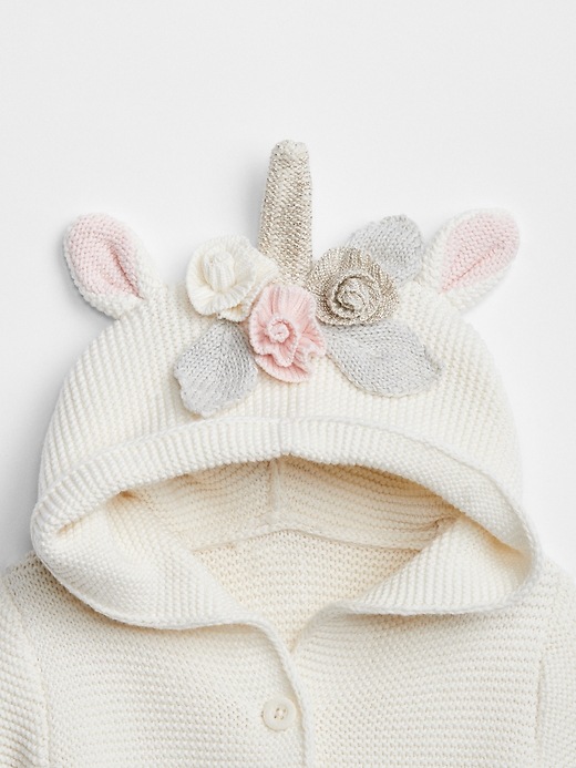 Image number 3 showing, Baby Brannan Unicorn Sweater