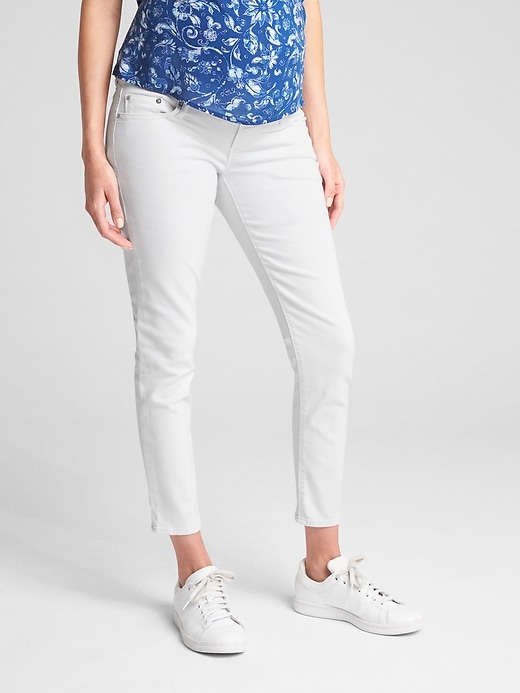 Image number 1 showing, Maternity Full Panel True Skinny Jeans