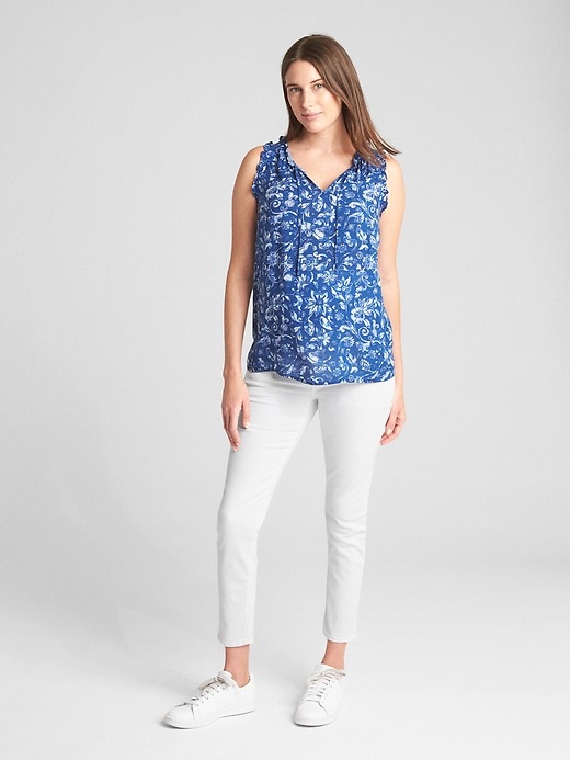 Image number 3 showing, Maternity Full Panel True Skinny Jeans