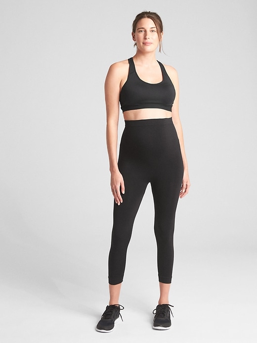 Image number 3 showing, Ingrid and Isabel&#174 Seamless Belly Capris