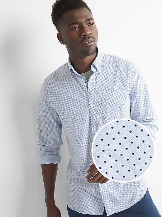 Lived In Stretch Oxford Shirt Gap