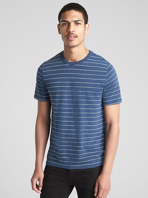 Image number 7 showing, Stripe Short Sleeve Crewneck T-Shirt