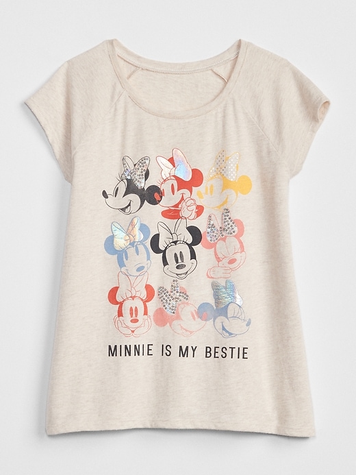 View large product image 1 of 1. GapKids &#124 Disney Sequin Graphic T-Shirt