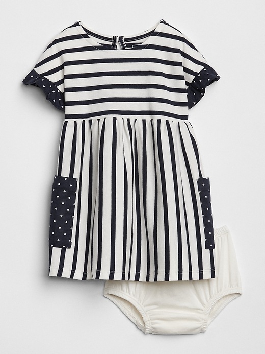 Image number 3 showing, Stripe Ruffle Dress