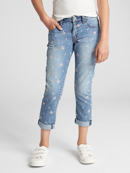 Image number 2 showing, Girlfriend Jeans in Floral Print