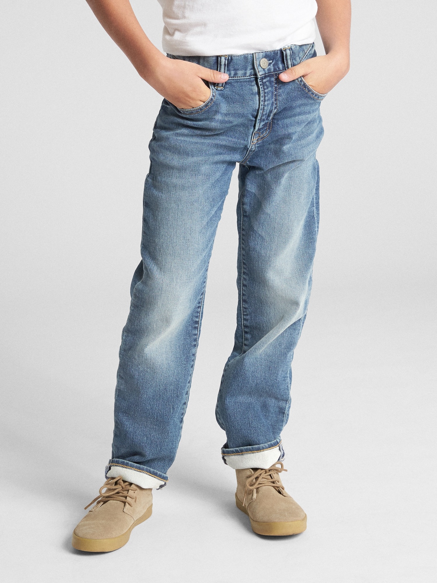 Детские джинсы Gap Kids Original Fit Jeans with Washwell™ — фото 2