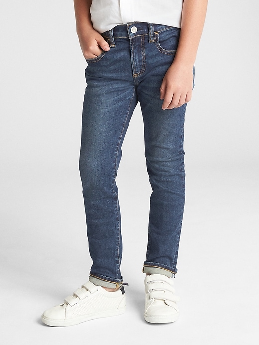 Image number 2 showing, Kids Skinny Jeans with Fantastiflex