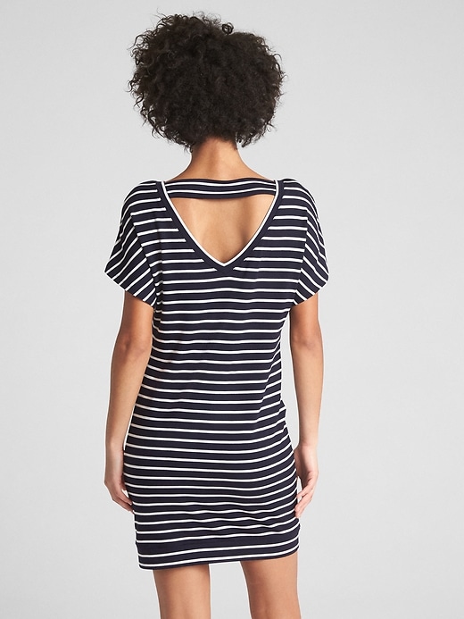 Image number 2 showing, Dolman Sleeve Cutout T-Shirt Dress