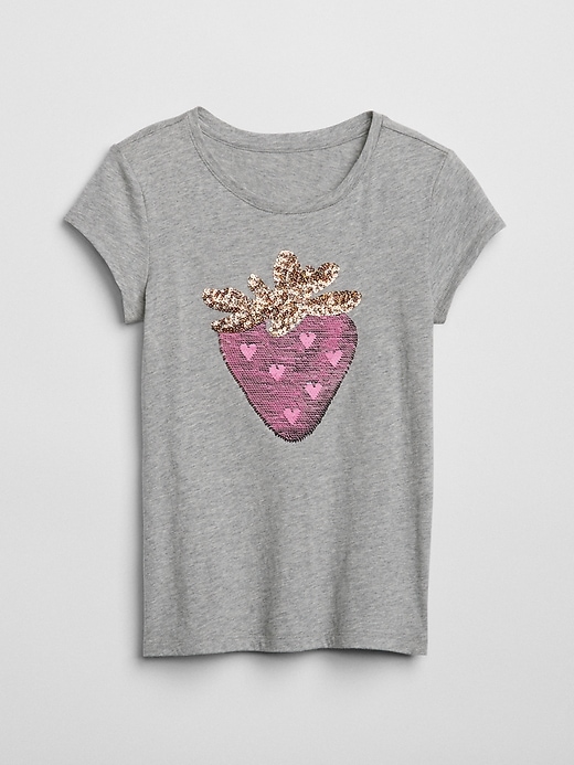 Image number 2 showing, Flippy Sequin Graphic T-Shirt