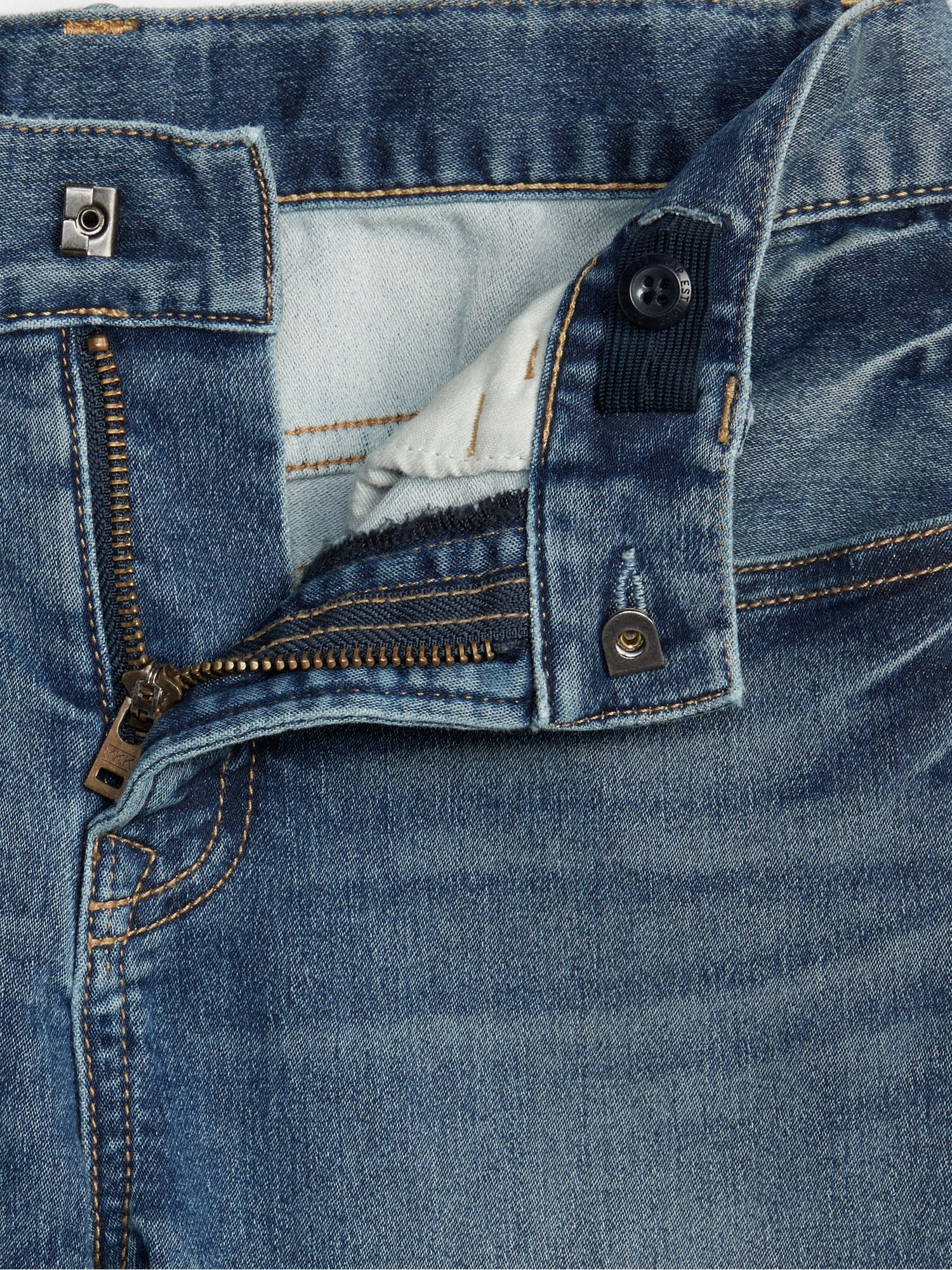 Детские джинсы Gap Kids Original Fit Jeans with Washwell™ — фото 4
