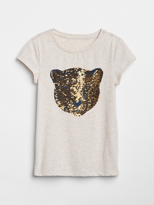 Image number 2 showing, Flippy Sequin Graphic T-Shirt