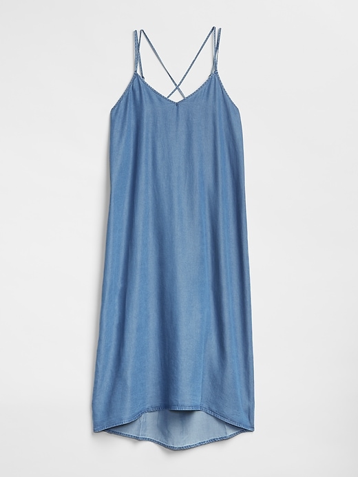 Image number 6 showing, Strappy Cami Midi Dress in TENCEL&#153