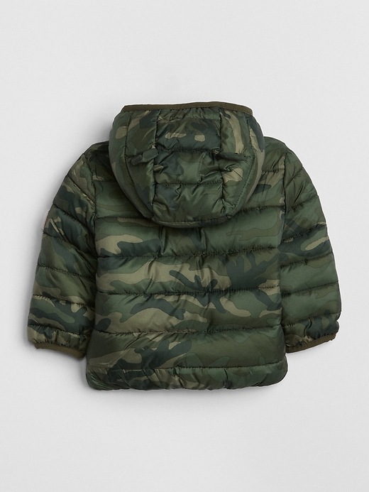 2 of 8 showing, with the color green camo of product ColdControl Lightweight Critter Puffer Jacket