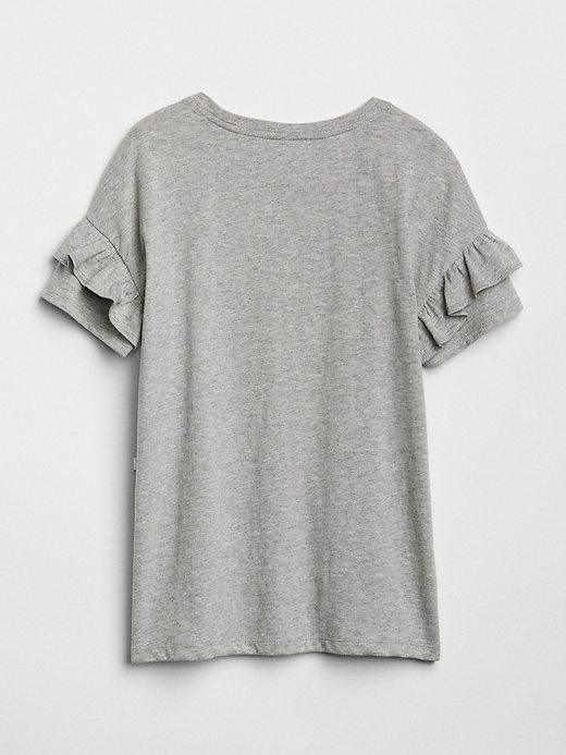 2 of 8 showing, with the color grey heather of product GapKids &#124 DC™ T-Shirt