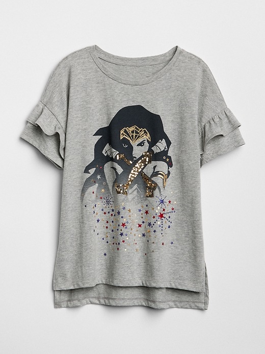 1 of 8 showing, with the color grey heather of product GapKids &#124 DC™ T-Shirt