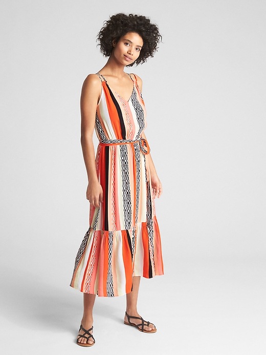 Image number 7 showing, Strappy Tiered Midi Dress