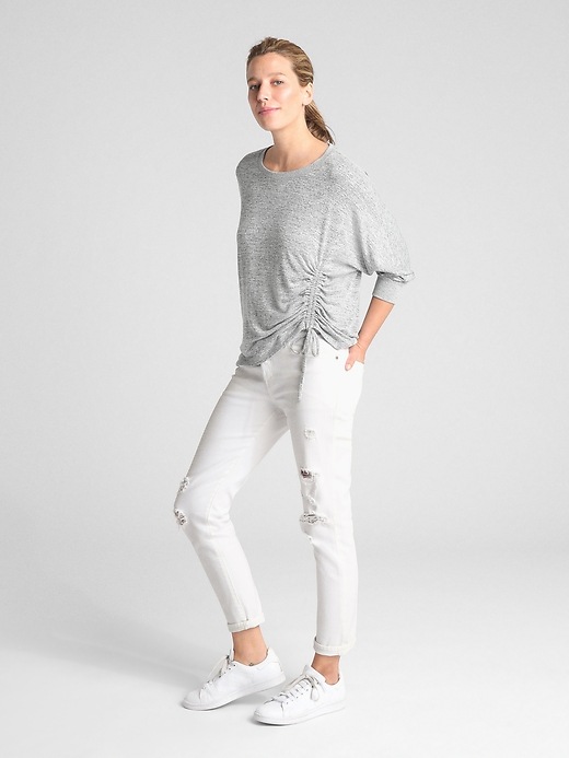 Image number 3 showing, Softspun Cinched Pullover Sweater