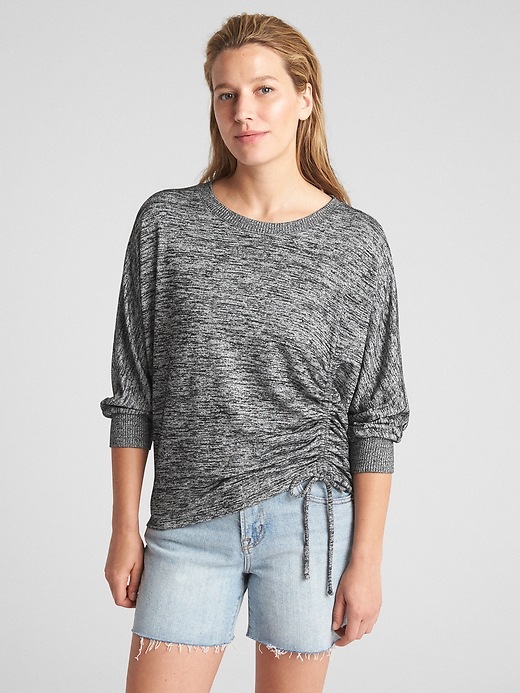 Image number 7 showing, Softspun Cinched Pullover Sweater