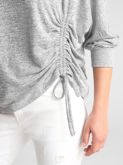 Image number 5 showing, Softspun Cinched Pullover Sweater