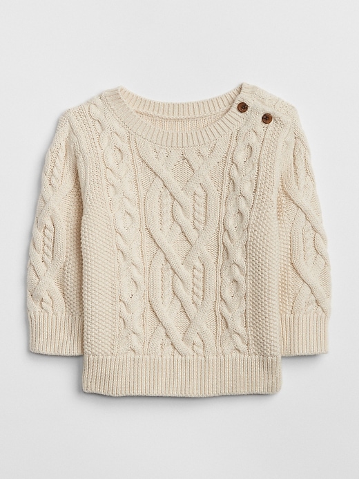 Image number 1 showing, Cable-Knit Sweater