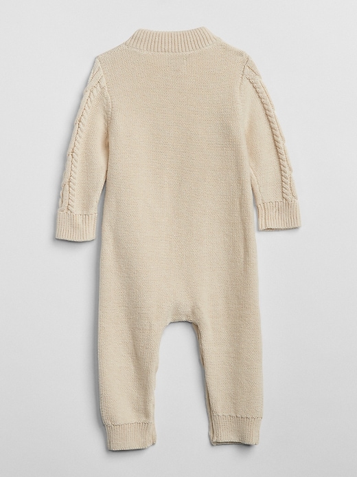 Image number 2 showing, Cable-Knit One-Piece