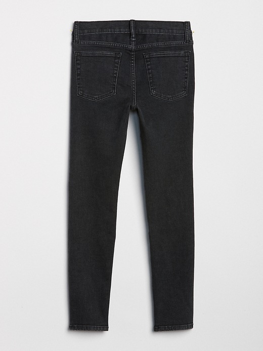 Image number 3 showing, Kids Moto Relaxed Skinny Jeans with Fantastiflex