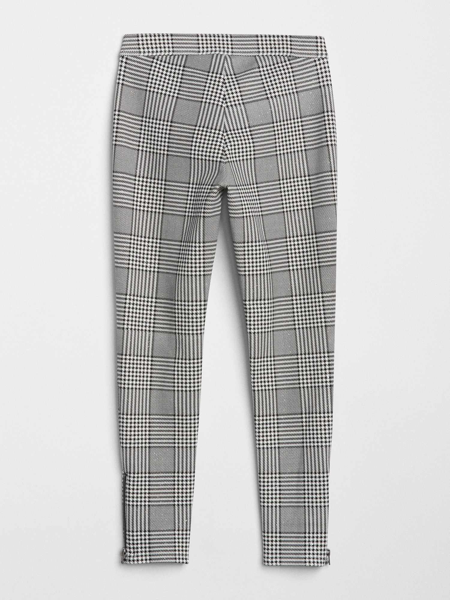Plaid Ponte Pants Gap