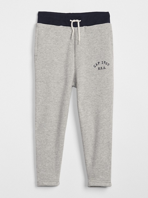 View large product image 1 of 1. Gap Logo Pull-On Pants in Fleece
