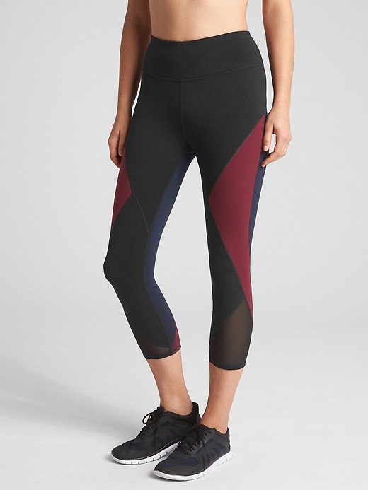 View large product image 1 of 1. GFast Mid Rise Capris in Eclipse