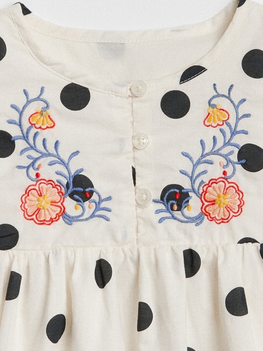 Image number 3 showing, Embroidered Flutter Top