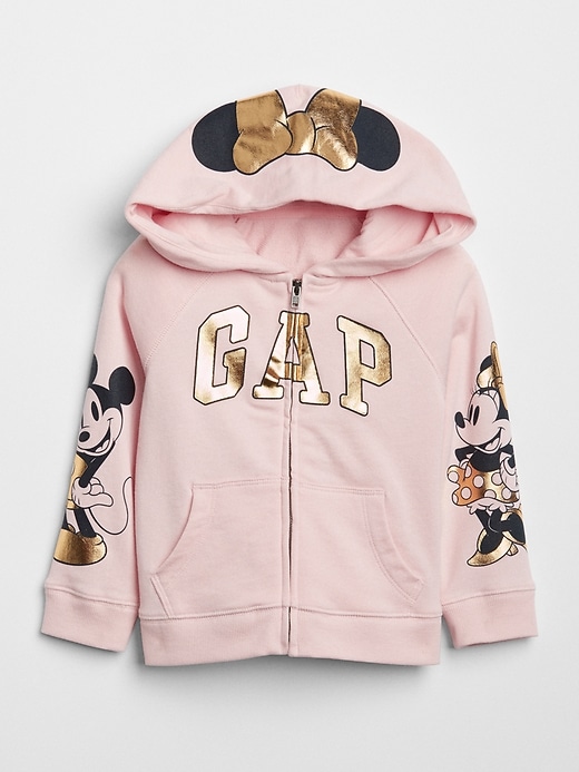 View large product image 1 of 5. babyGap &#124 Disney Minnie Mouse Hoodie Sweatshirt
