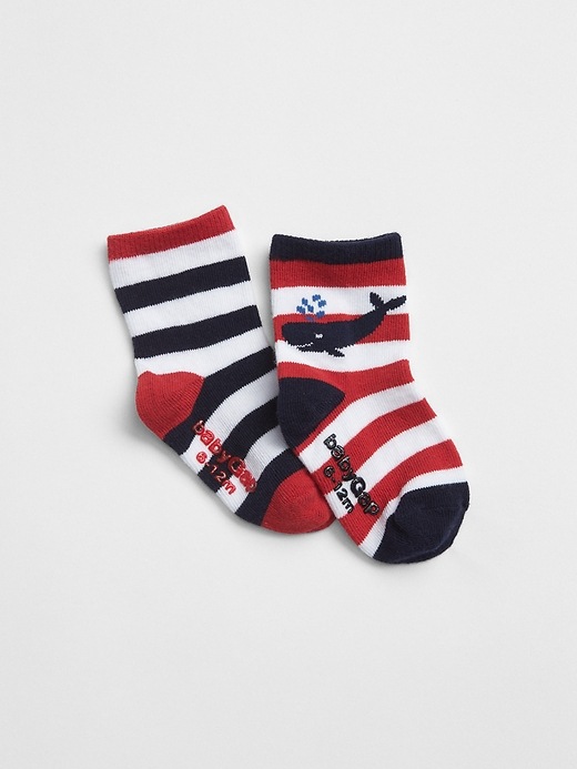 View large product image 1 of 1. Graphic Crew Socks (2-Pack)