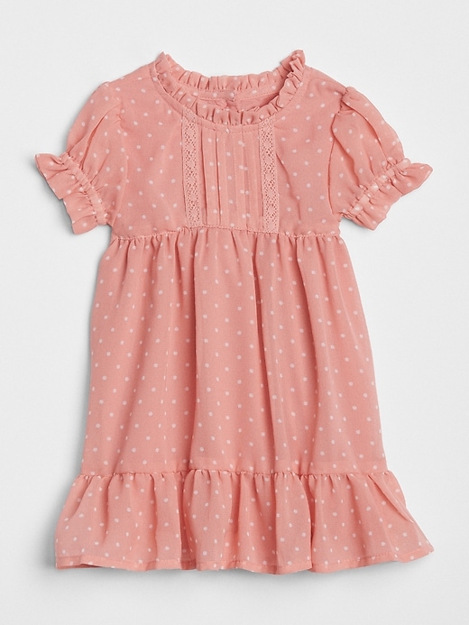 Image number 1 showing, Pintuck Tiered Ruffle Dress