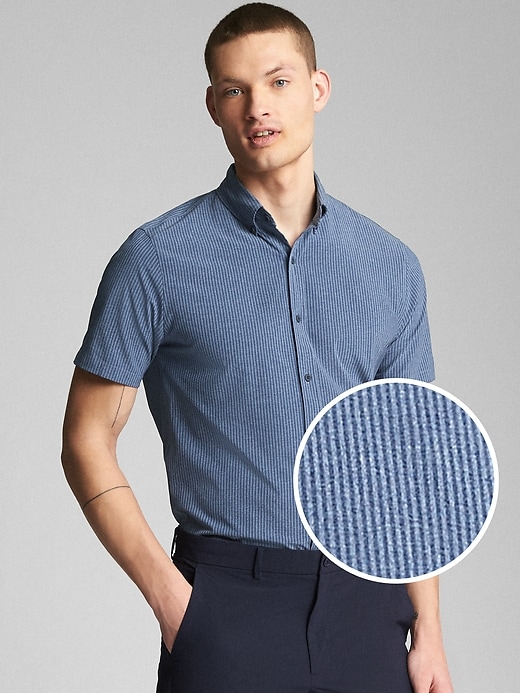 Image number 1 showing, Hybrid Short Sleeve Button-Down Shirt