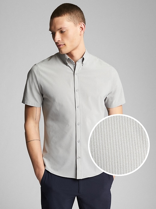 Image number 7 showing, Hybrid Short Sleeve Button-Down Shirt