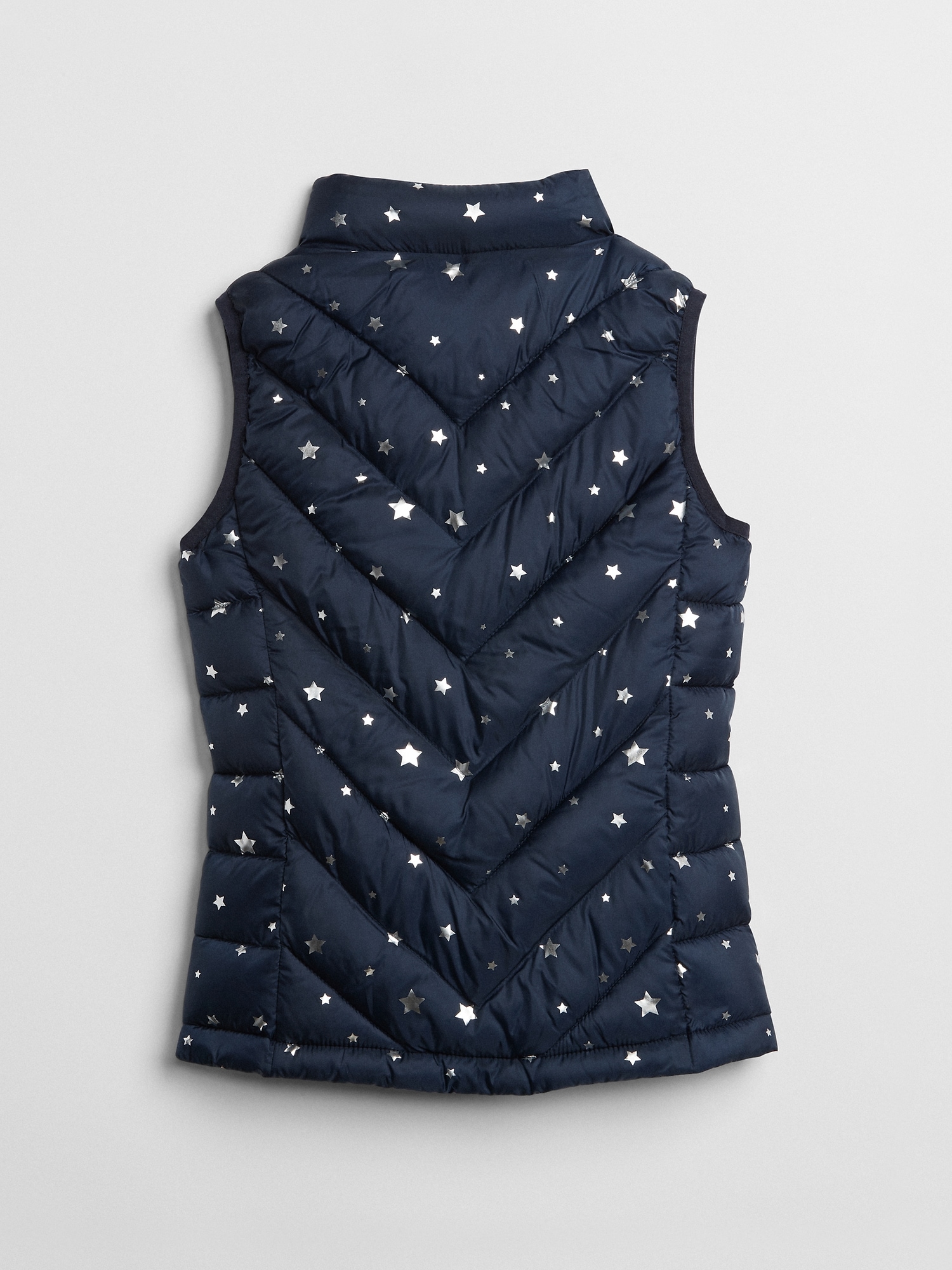 Star Print Puffer Vest Gap