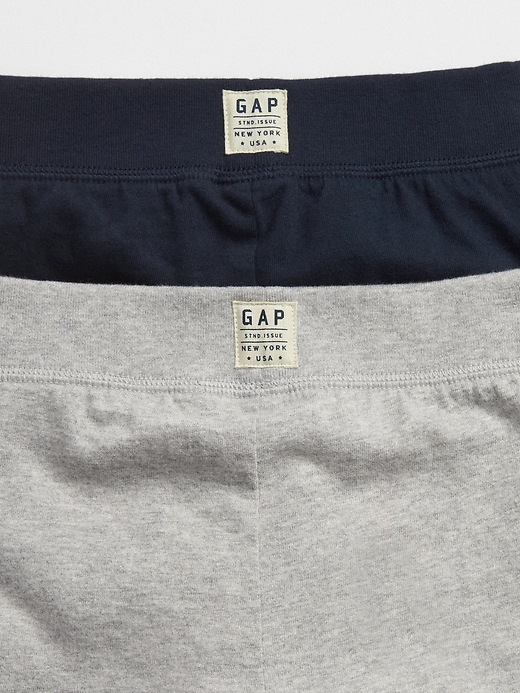2 of 8 showing, with the color multi of product Toddler Organic Cotton Pull-On Joggers (2-Pack)