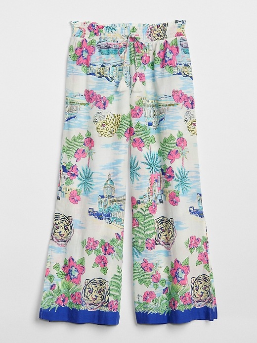 Image number 2 showing, Dreamwell Print Wide-Leg Pants