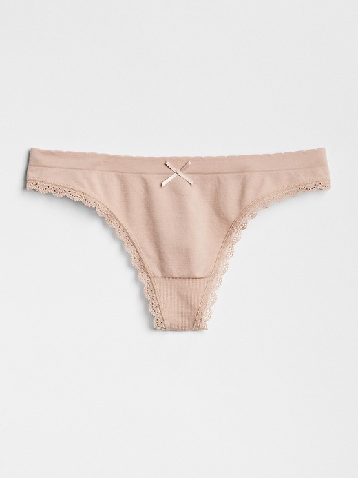 View large product image 1 of 1. Seamless Thong