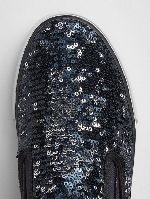 Image number 2 showing, Flippy Sequin Slip-On Sneakers