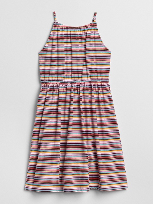 Image number 3 showing, Stripe Halter Dress