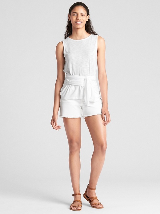 Image number 3 showing, Sleeveless Tie-Waist Top
