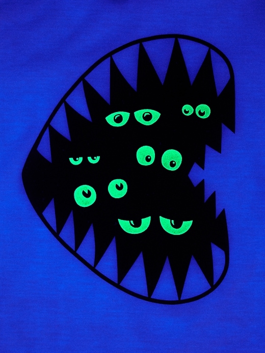 Image number 2 showing, Glow-in-the-Dark Eye PJ Set