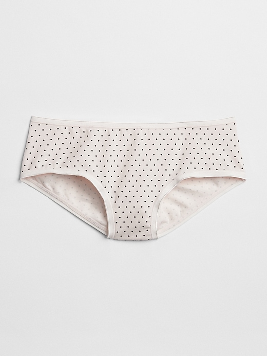 1 of 8 showing, with the color dot lt pink of product Stretch Cotton Hipster