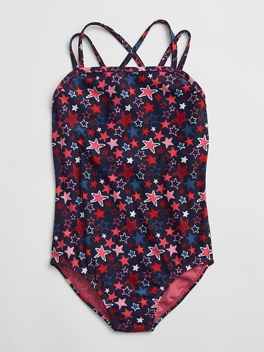 Image number 1 showing, Strappy Swim One-Piece