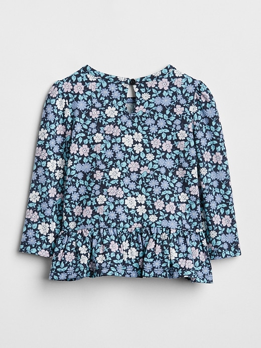 Image number 2 showing, Floral Peplum T-Shirt