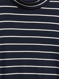 View large product image 3 of 3. Stripe Turtleneck Long Sleeve Shirt