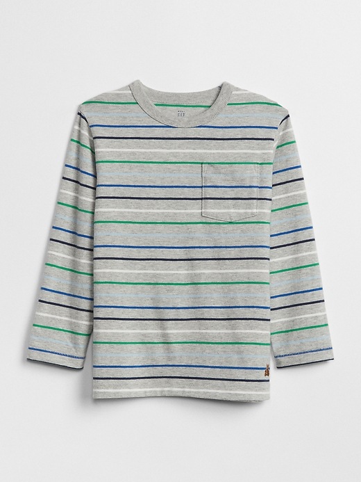 View large product image 1 of 1. Toddler Stripe Long Sleeve T-Shirt