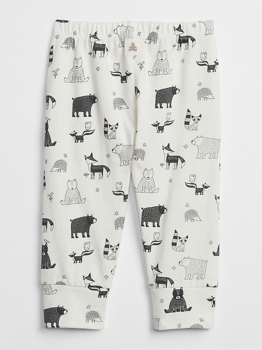 Image number 2 showing, Organic Print Pull-On Pants