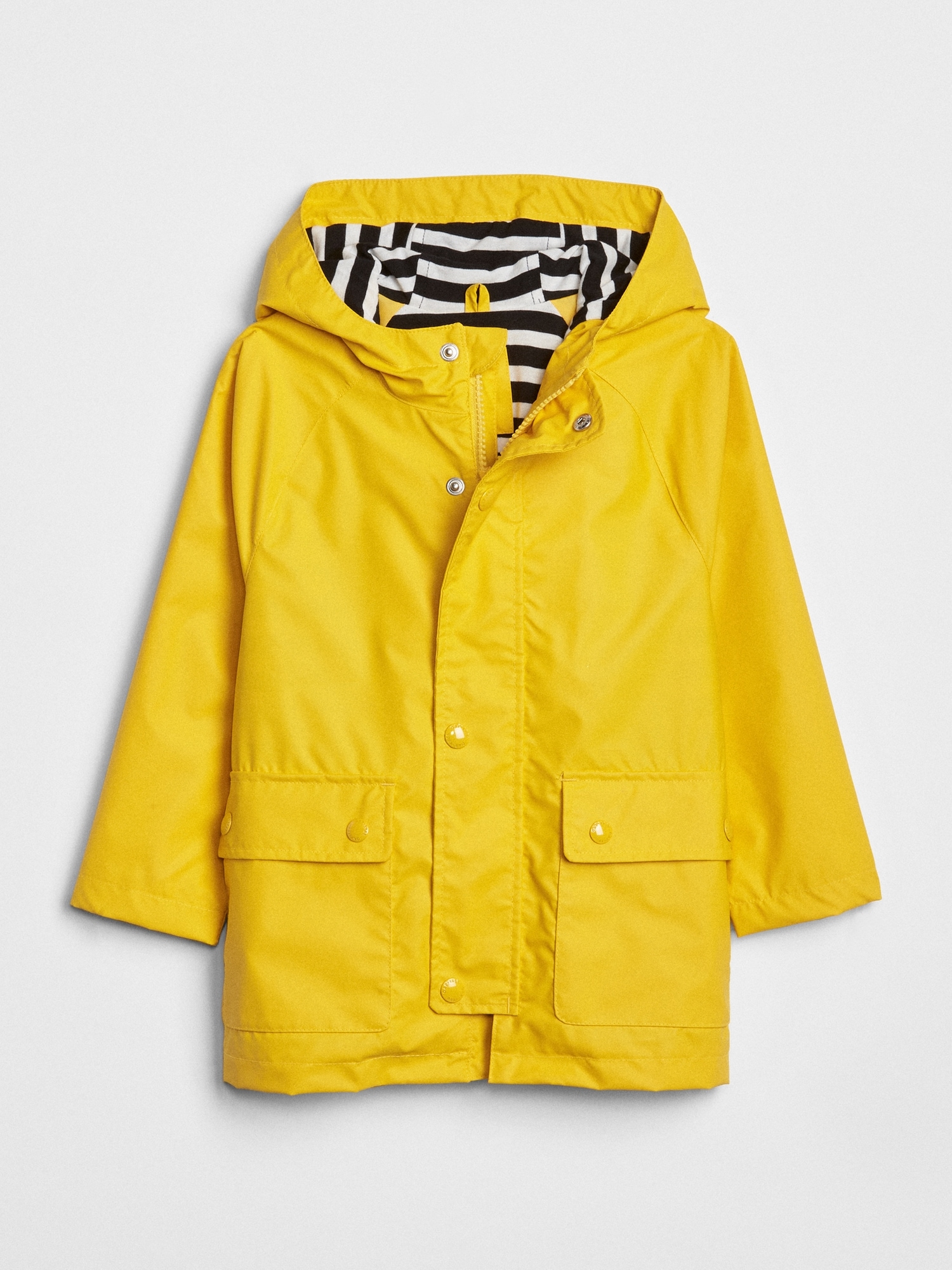 gap yellow rain jacket